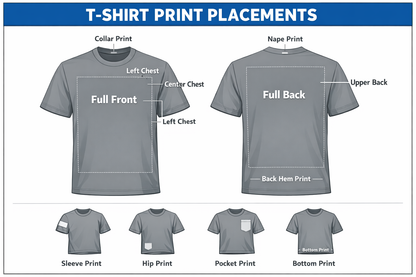 50 SHIRT PACKAGE Bella & Canvas 3001 Front Print Included